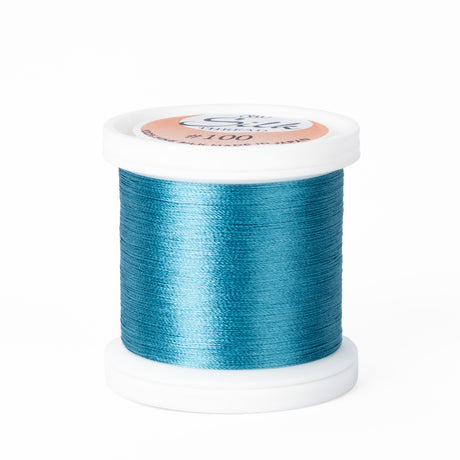 YLI 100wt Silk Thread 246 Turquoise  200m Spool