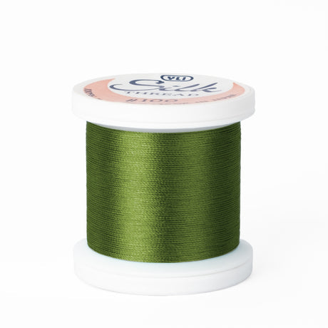 YLI 100wt Silk Thread 247 Gray Green  200m Spool