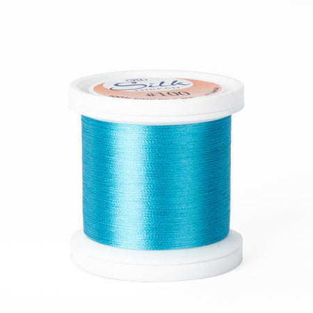 YLI 100wt Silk Thread 250 Bright Aqua  200m Spool