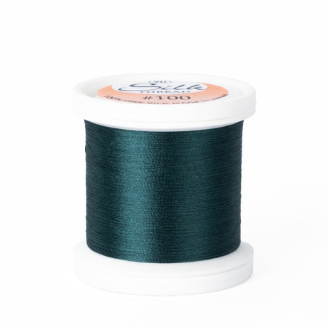 YLI 100wt Silk Thread 251 Dark Blue Green  200m Spool