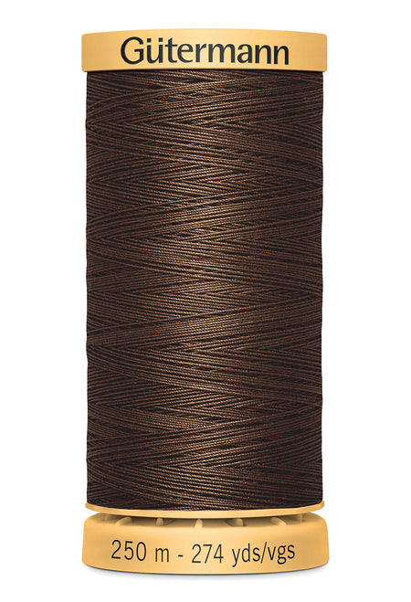 3060 Brown - Gutermann Natural Cotton Thread