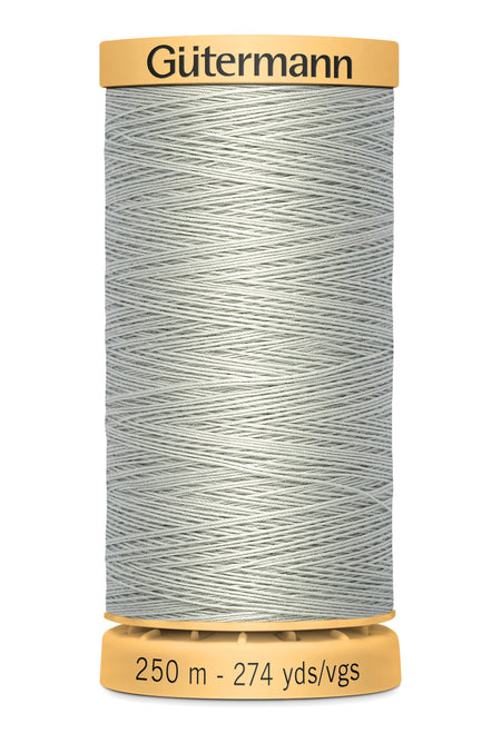 9120 Silver - Gutermann Natural Cotton Thread