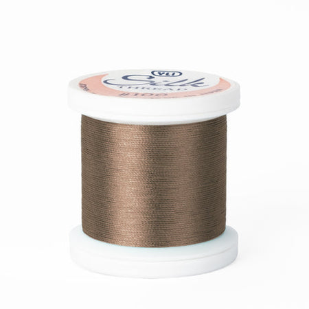 YLI 100wt Silk Thread 254 Light Taupe Brown  200m Spool