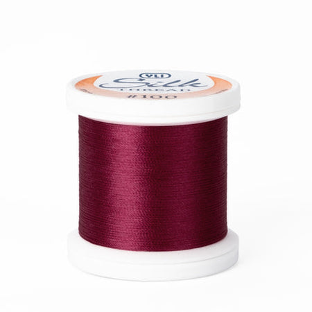 YLI 100wt Silk Thread 267 Burgundy  200m Spool
