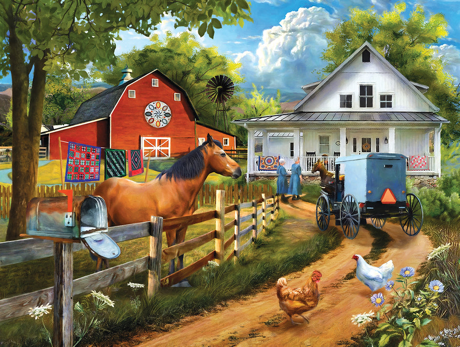 Visiting Neighbors 300pc Jigsaw Puzzle