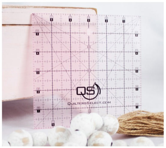 Quilters Select Special Edition Pink Ruler 6in Square – Red Rock Threads