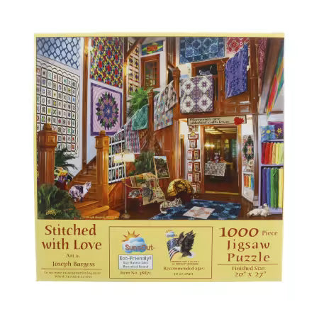 Stitched with Love 1000pc Jigsaw Puzzle