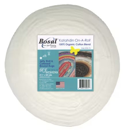Bosal Katahdin On-A-Roll Jelly Roll and Colossal Round Rugs