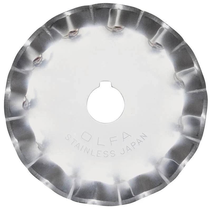Olfa Scallop Blade Stainless Steel 45mm 1pk