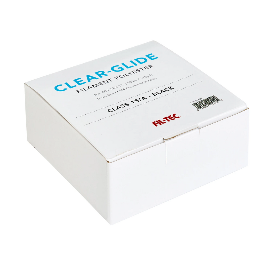 Filtec Clear-Glide Class 15/A Pre-Wound Bobbins  #61148 Black