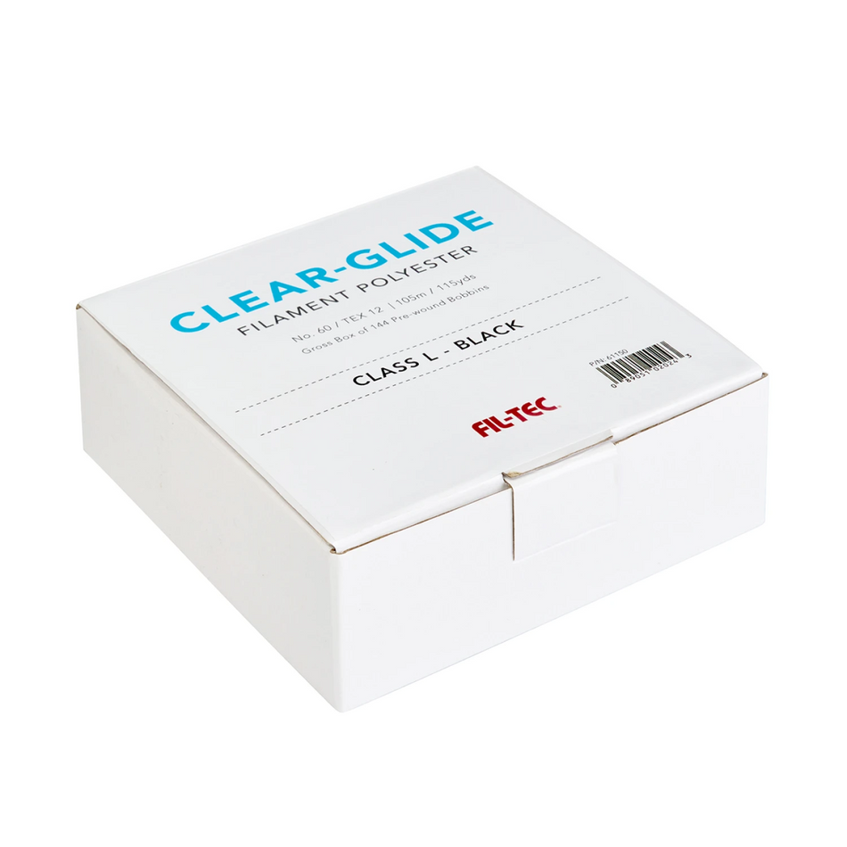 Filtec Clear-Glide Class L Pre-Wound Bobbins  #61150 Black