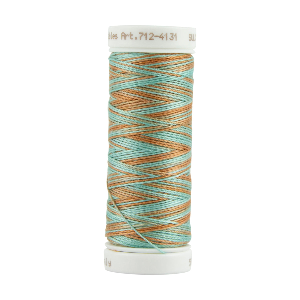 Sulky Petites Cotton 4131 Brown and Turquoise - Sulky Cotton 12wt Petites