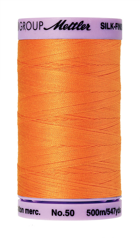 0122 Pumpkin  - Mettler 50wt Silk Finish Thread