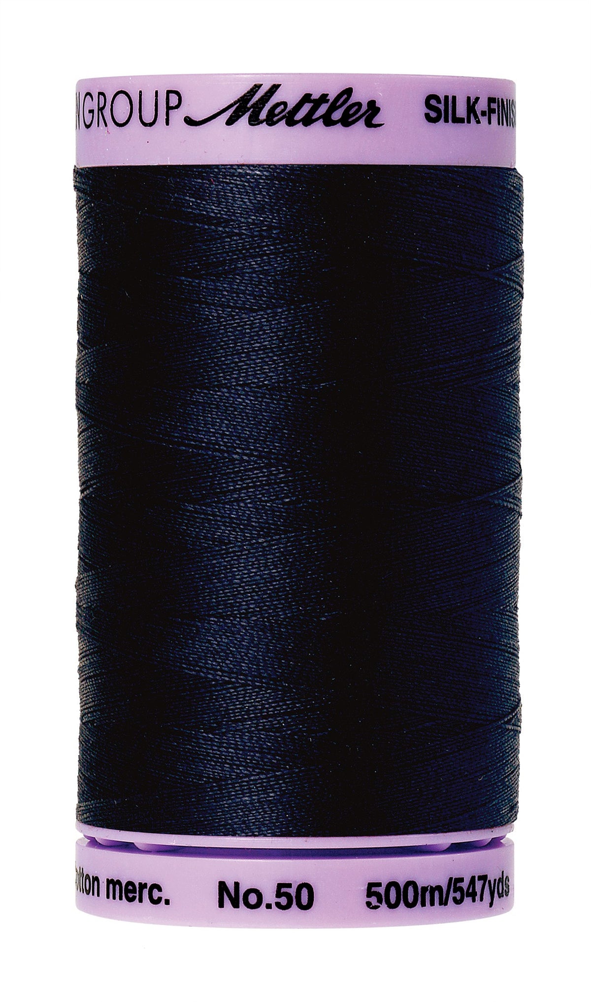 0827 Dark Blue  - Mettler 50wt Silk Finish Thread