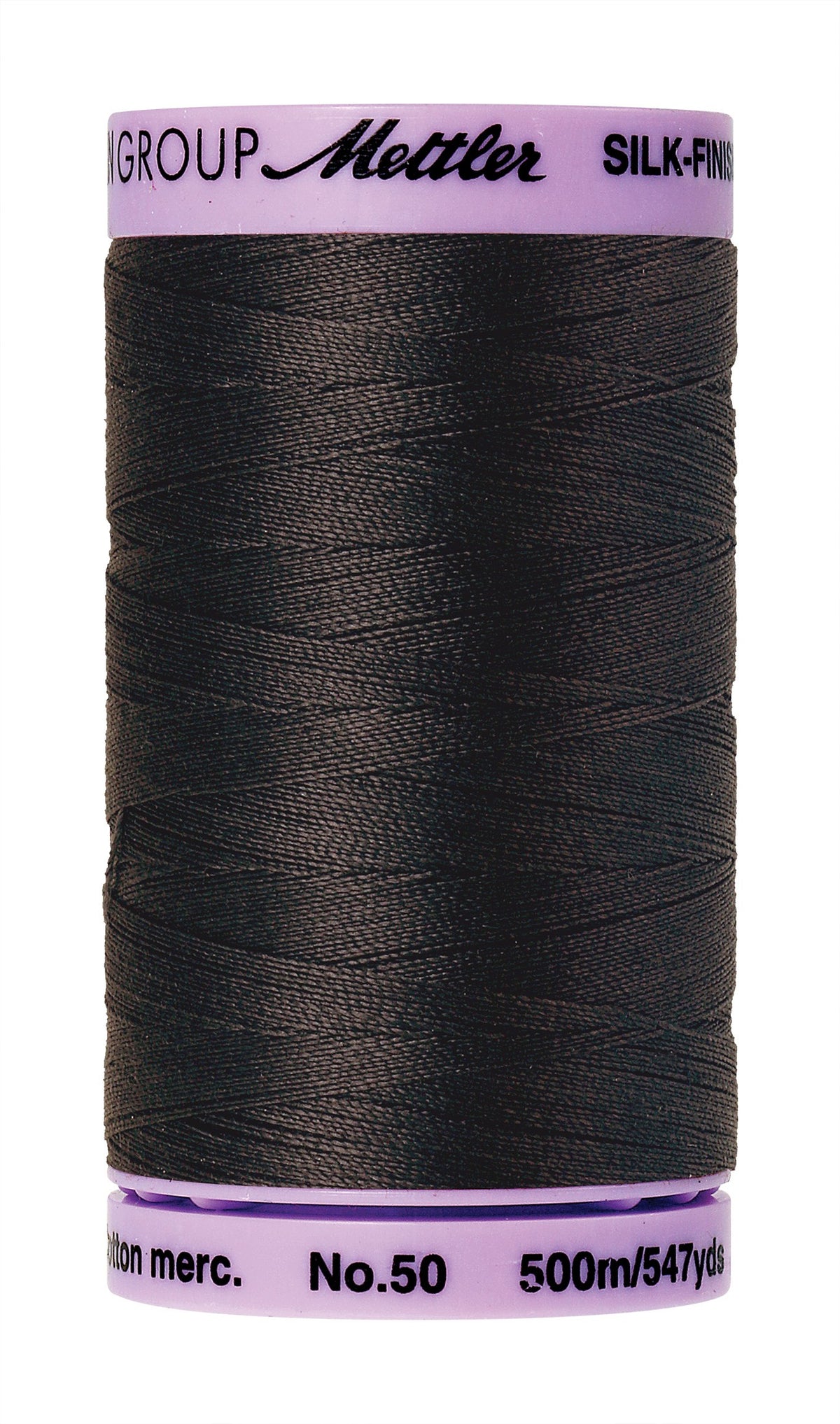 1282 Charcoal  - Mettler 50wt Silk Finish Thread