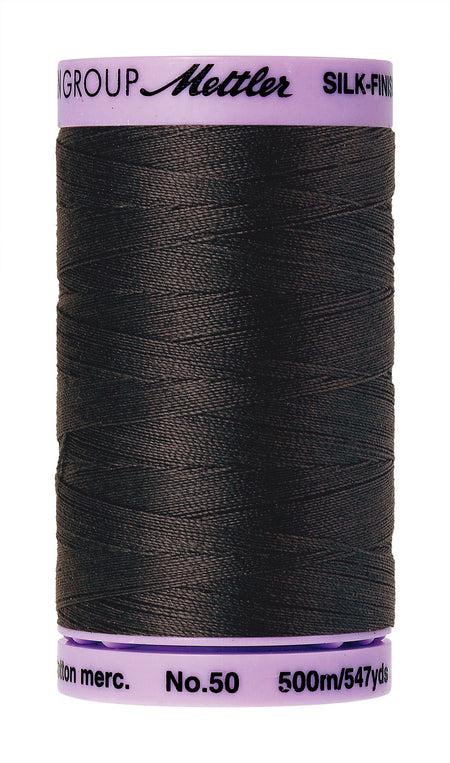 1282 Charcoal  - Mettler 50wt Silk Finish Thread