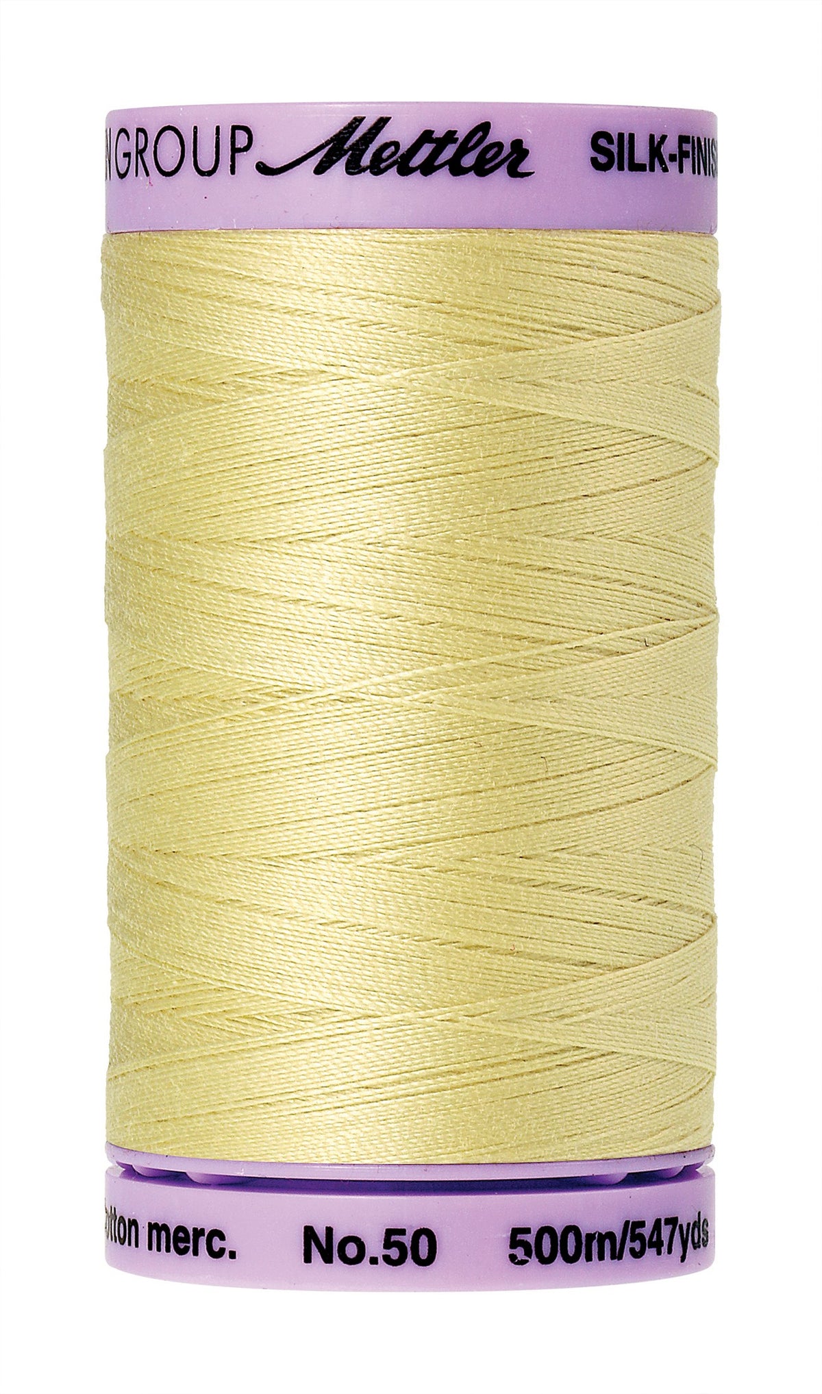 1412 Lemon Frost  - Mettler 50wt Silk Finish Thread
