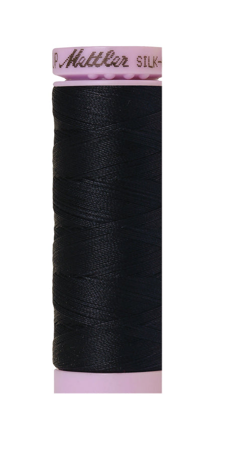 0821 Darkest Blue  - Mettler 50wt Silk Finish Thread