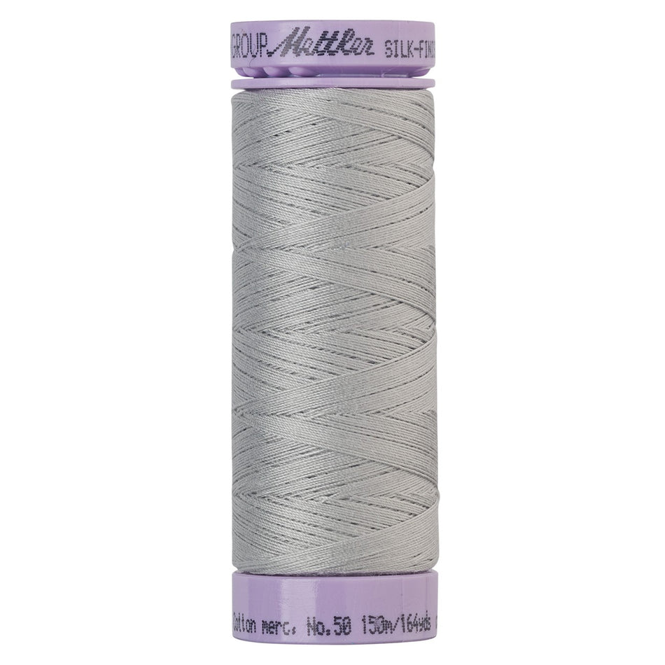 13966 Stainless Steel - Mettler 50wt Silk Finish Thread
