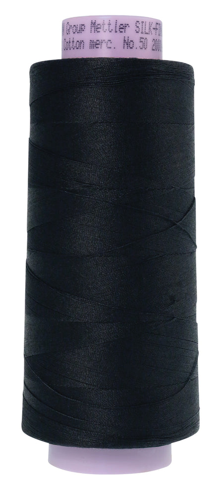 '-4000 Black  - Mettler 50wt Silk Finish Thread