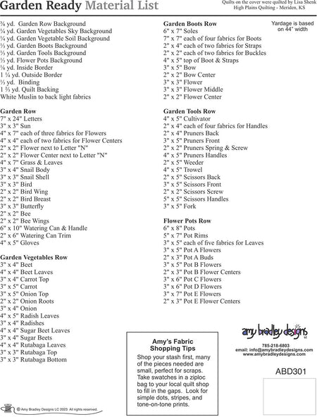 Garden Ready Pattern
