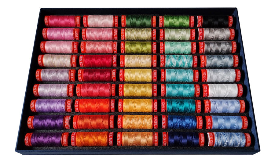 Aurifil Best Selection — 50wt Thread Set, 45 Spools