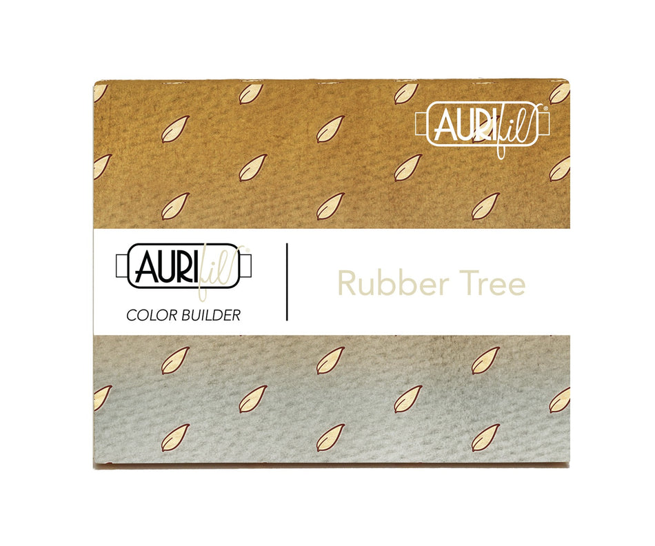Color Builder Rubber Tree — Aurifil 50wt Thread Set, 3 Spools