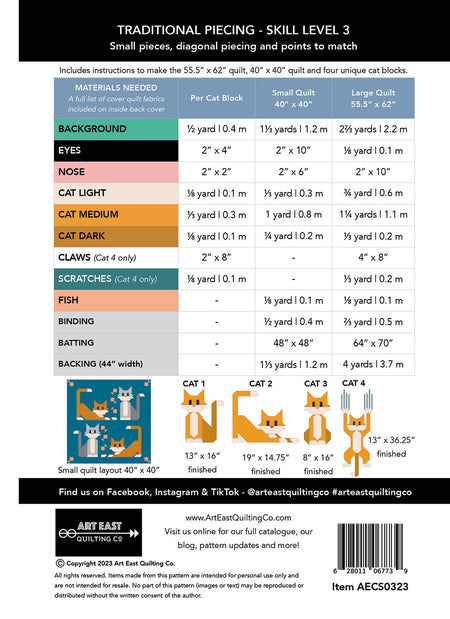 Cat Scratch Quilt Pattern