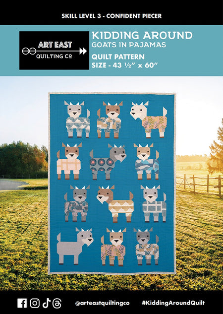 Kidding Around - Goats in Pyjamas Quilt Pattern