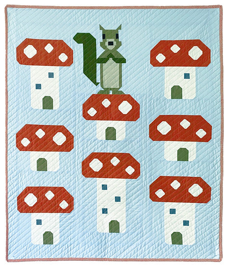 Mushroom King Quilt Pattern