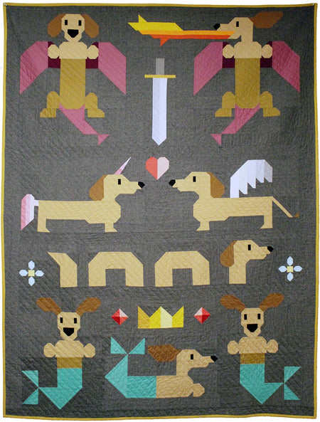 Mythical Wieners Quilt Pattern