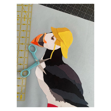 Puff In Boots - A Raw-Edge Appliqué Project