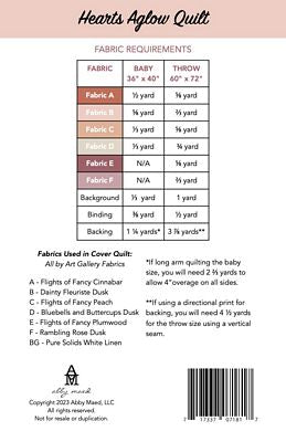 Hearts Aglow Quilt Pattern