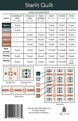 Starlit Quilt Pattern