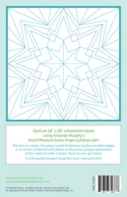 Wholecloth Quilting Ideas: Block 1 (Every Angle)