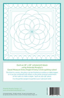 Wholecloth Quilting Ideas: Block 3(Angle & Circle)