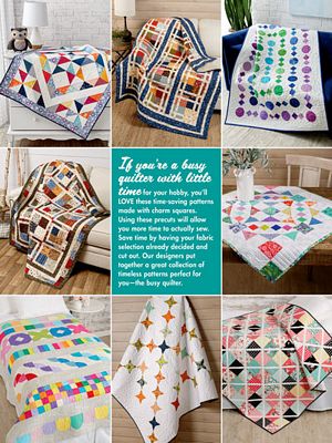 Time-Saving Charm Quilts