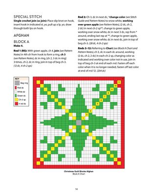 Festive Christmas Crochet Afghans