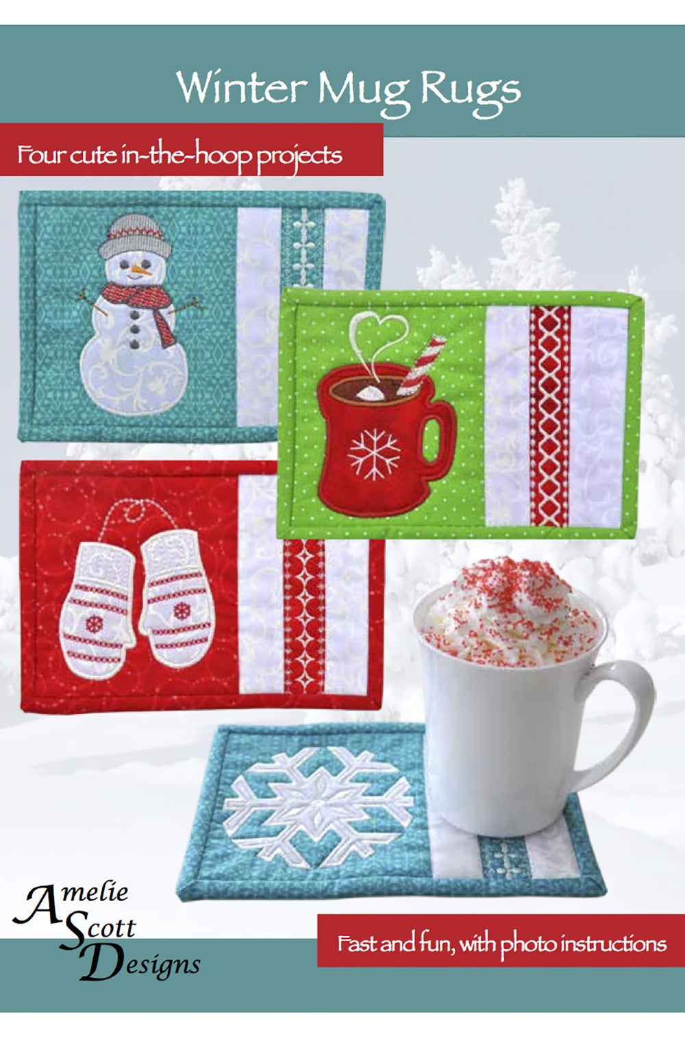 Winter Mug Rugs ME CD