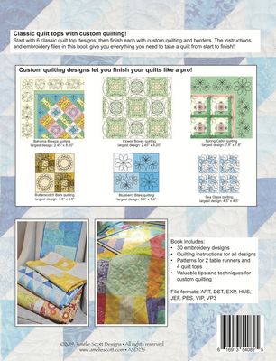 Custom Quilting on Your Embroidery Machine book