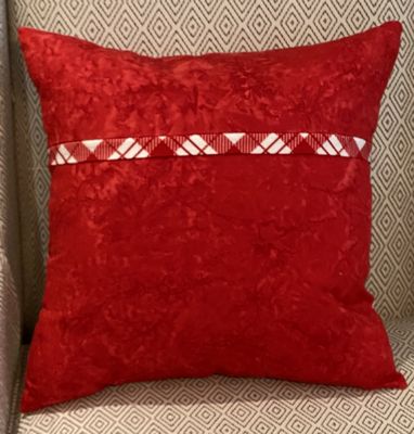 3 Pillows with Santa Machine Embroidery
