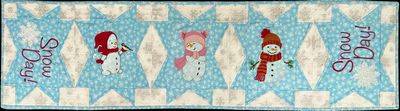 Snow Day Table Runner