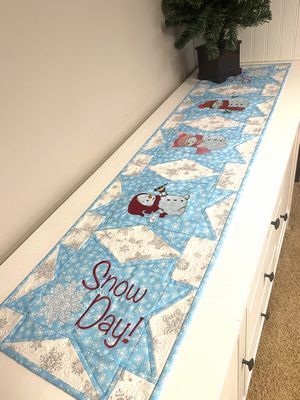 Snow Day Table Runner