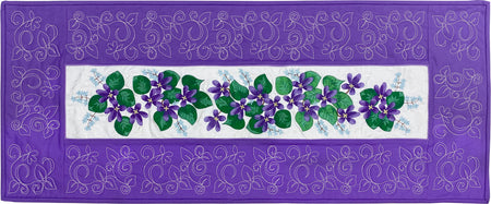 Forget Me Not, Violet! Table Runner