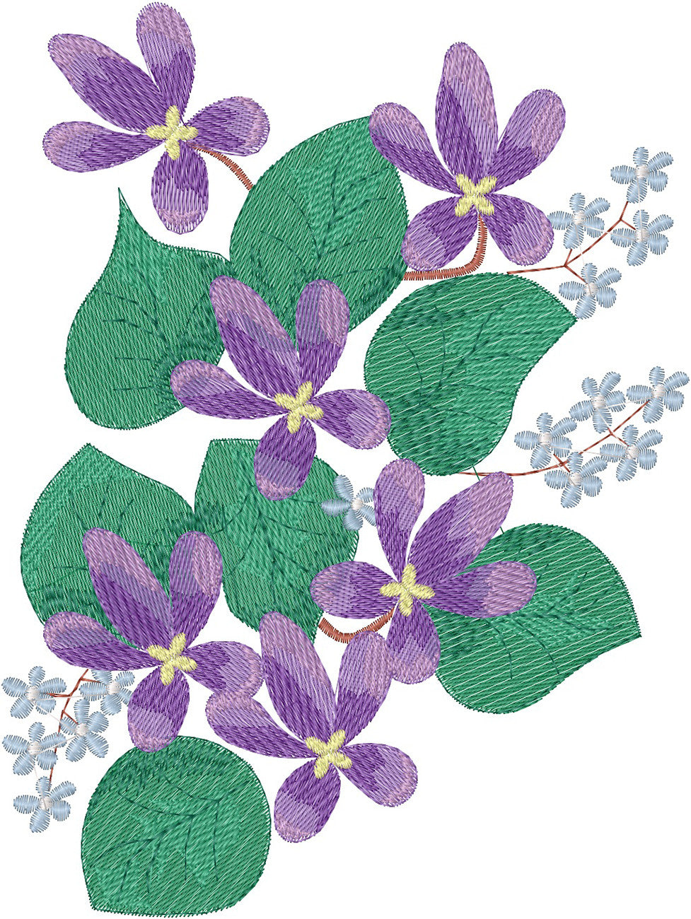 Forget Me Not, Violet! Table Runner