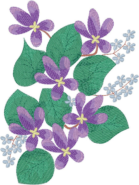 Forget Me Not, Violet! Table Runner