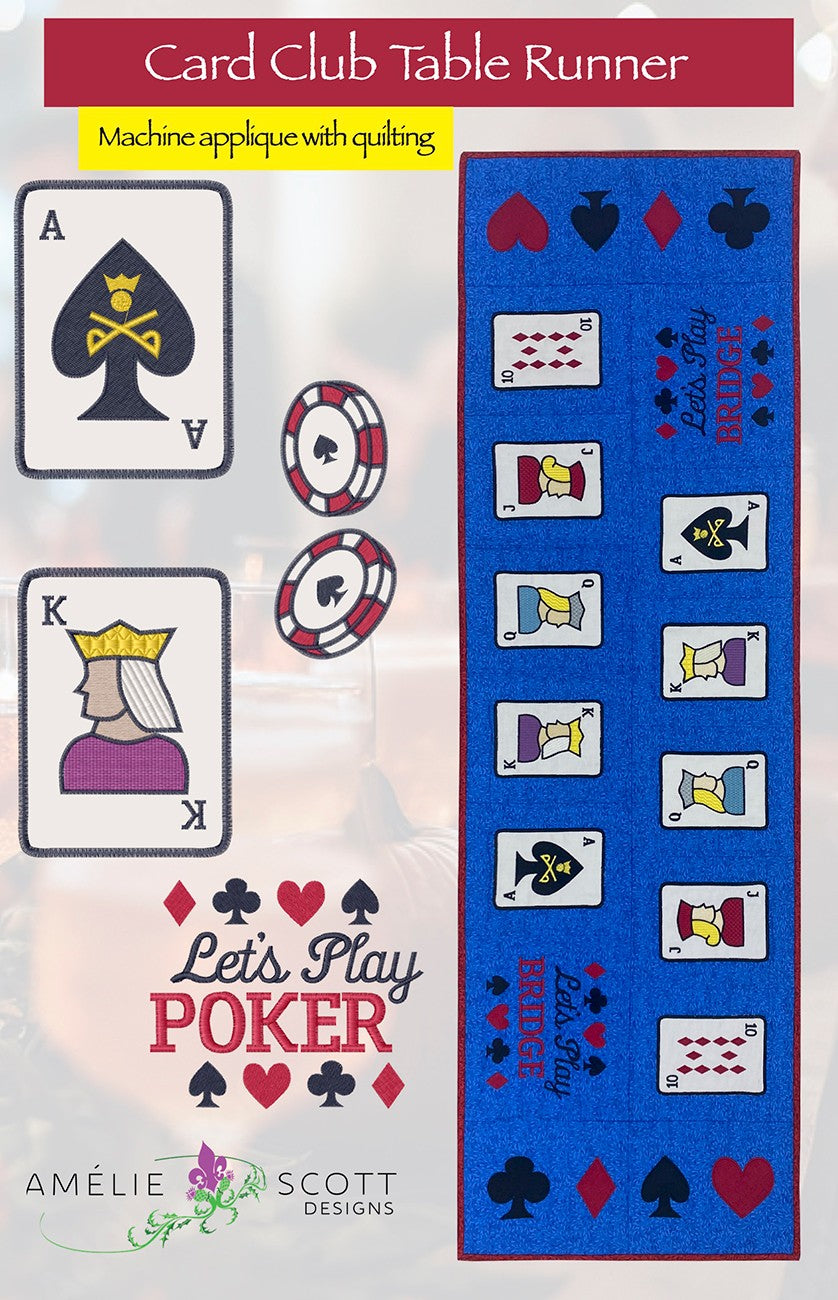 Card Club Table Runner