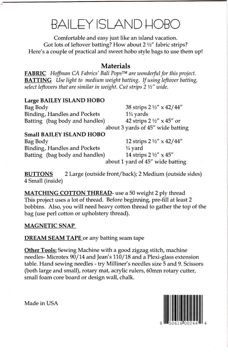 Bailey Island Hobo