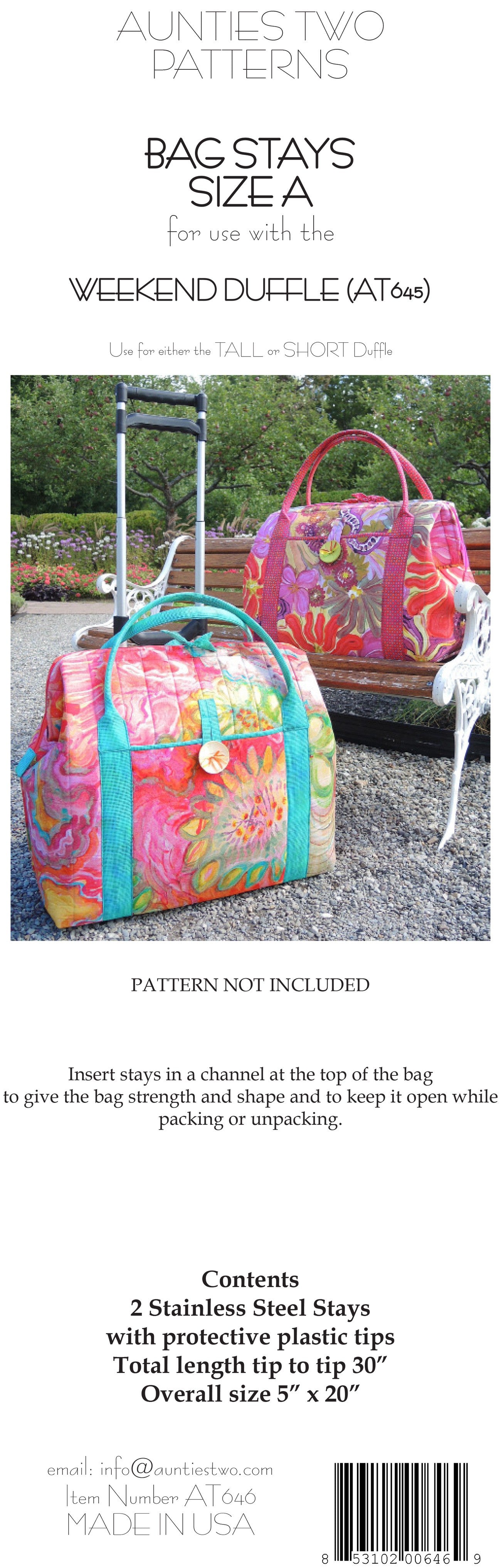Bag Stays Size A 30 in