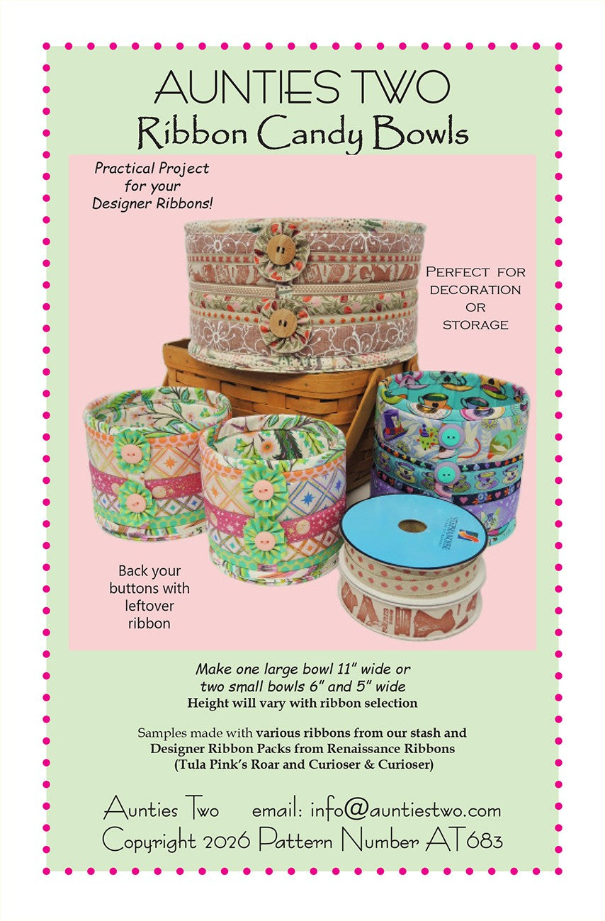 Ribbon Candy Bowls Pattern